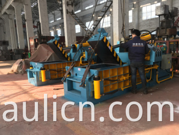 Y81q-135 Horizontal Metal Baler အပိုင်းအစ Aluminum Copper Steel Baler ကိုထုတ်ပါ